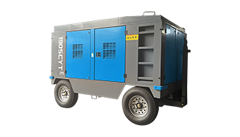 Portable screw air compressor